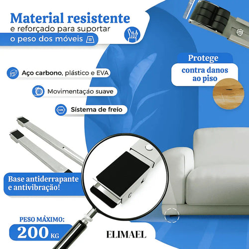 FlexBase - Suporte Para Móveis e Eletrodomésticos Pesados