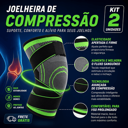 Kit 2 Joelheira de Compressão - Estabilix