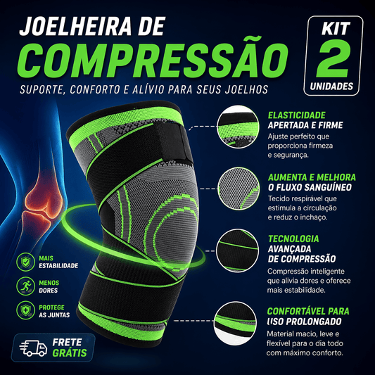 Kit 2 Joelheira de Compressão - Estabilix