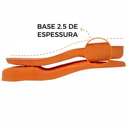KIT 2 Pares de Palmilha Ortopédica de Gel Elimael